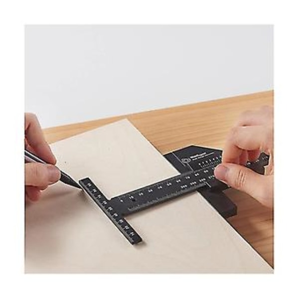 Functal Skriveregel T-lineal 280mm Målelineal Skriveværktøj