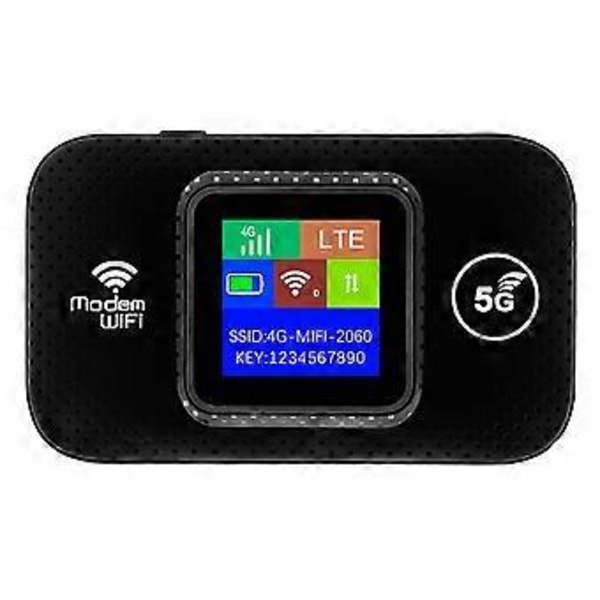 4G Lte WiFi Router Bærbar Mobil Hotspot 3000mAh 150Mbps Trådløs Router med SIM-kort Slot Repeater til Hjemmet