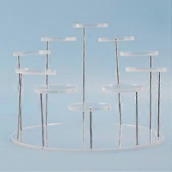 Akryl Cupcake Holder Stativ, Rund Cupcake Tårn Display Stativ, Premium Dessert Stativ Cupcake Holdere, for Fester