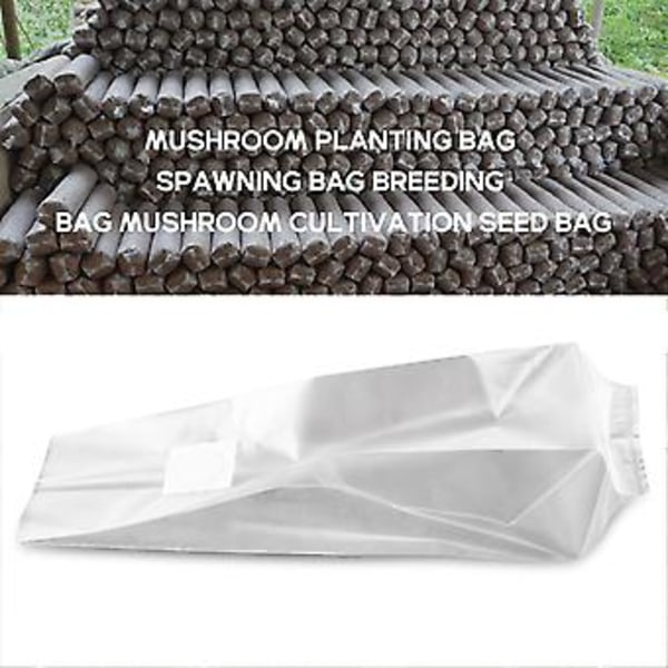 20 stk. Vekstposer Tykke 6 Mil Poser 25cm X 50cm 0.2 Mikrometer Filter Bre