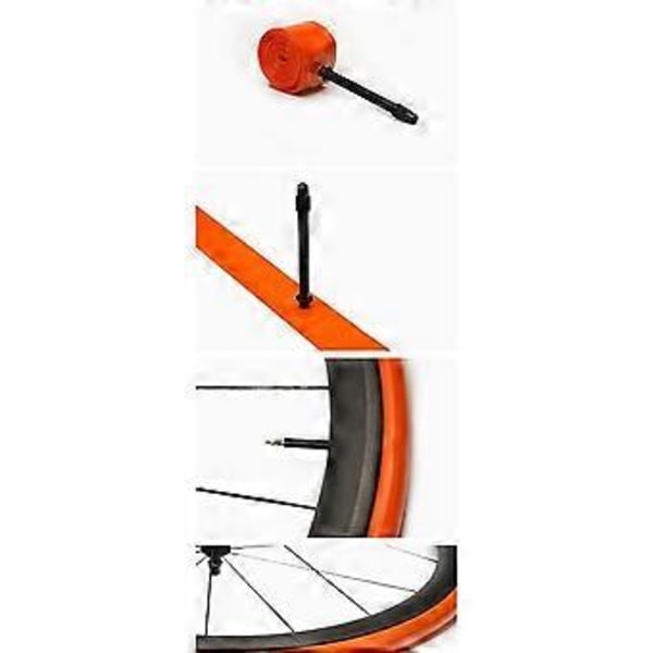2 stk. Ultralet Cykel TPU Inderrør 700 X 18-32C Racercykel Dækrør Længde 65mm Længde Fransk Super Let Rør