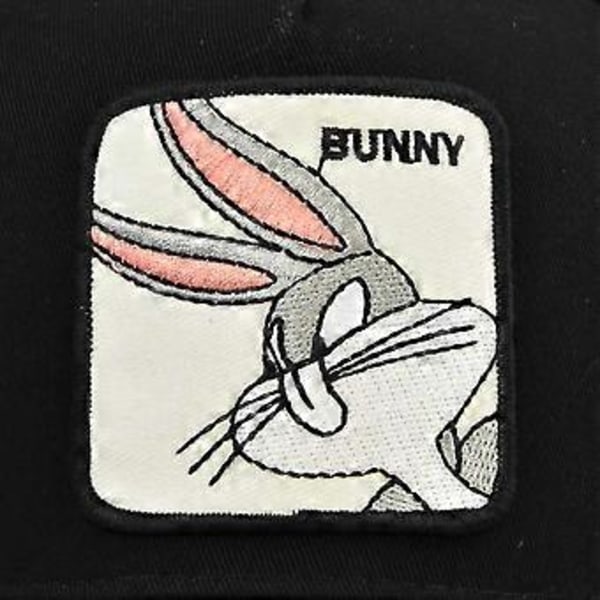 BUNNY broderad baseballkeps kanin broderad hatt tvättad för att se gammal ut toppad keps böjd brätte solhatt