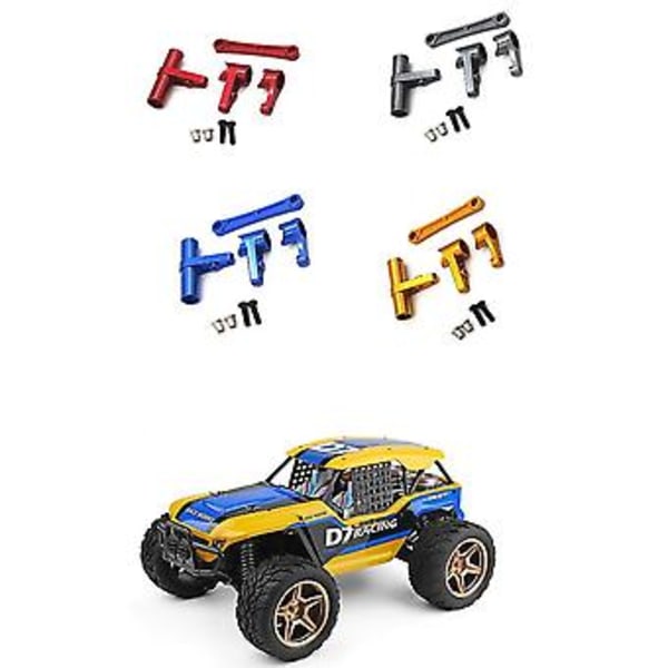 Metalliset ohjauskomponentit 104009 12402-a RC-auton päivitysosille, sininen