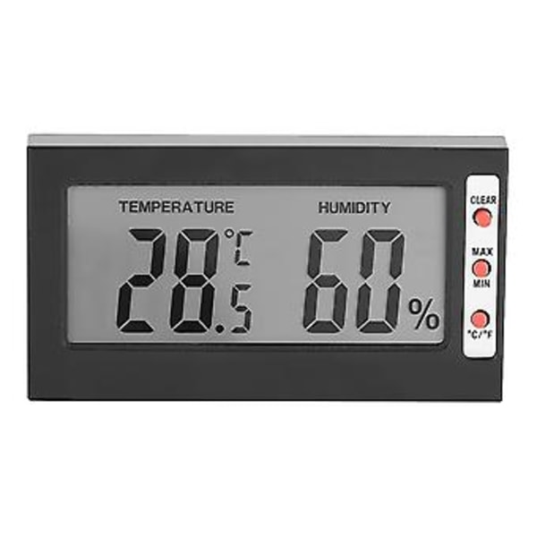 LCD Digital Temperatur Fugtighedsmåler Mini Digital Termometer Hygrometer Sensor Mini LCD Hygrometer Til Hjemmekontor Have Drivhus