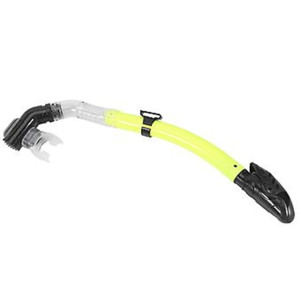 Silic Snorkel Tør Mund Svømning Snorkel Under Sportsdykkerudstyr Gul