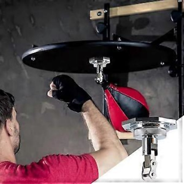 Speed Bag Ophæng Drejelig Kraftig Metal Boksebold Drejelig Sving Rustfri Punching Ball Monteringsbeslag Loftkroge