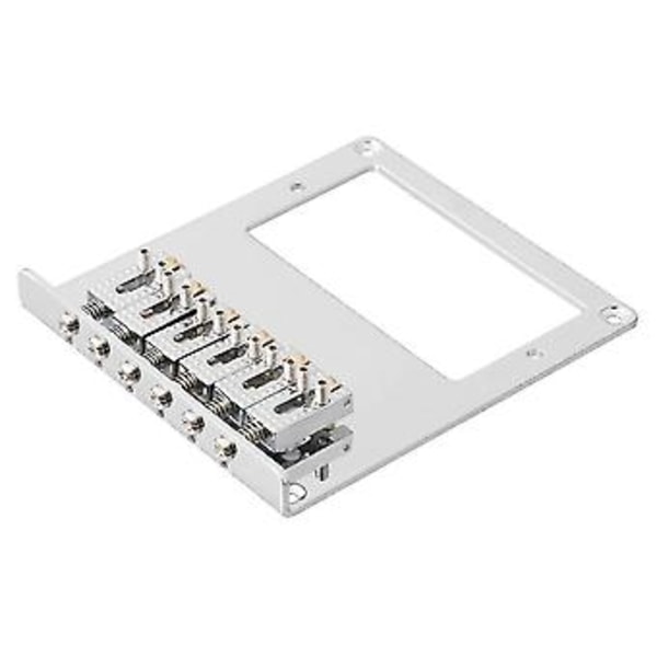 6 Roller Saddle 6 Strengs Humbucker Gitarbro For Tele Gitar (krom)