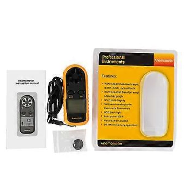 Standard Intelligence GM816 Digital Anemometer Vindhastighedsmåling/Ventilator Aircondition Computer Vindhastighedsmåling Anemometer
