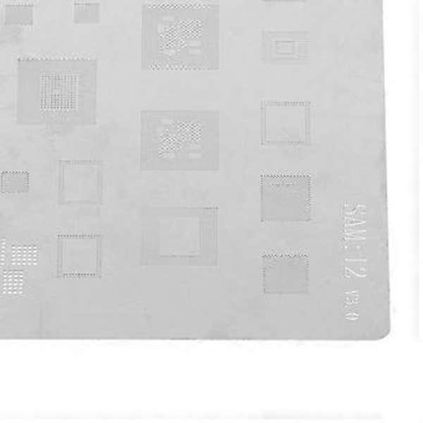 BGA Reballing Stencil Mal Rustfritt Stål Rask Fortinning BGA Rework Nett for Samsung S20