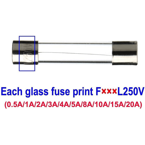 150 kpl lajiteltu lasisulakekotelo, 5x20mm lasipatruunasulake, nopeat sulakekotelot autoille, nopeat lasisulakkeet (ampeerit 0,5a 1a 2a 3a 4a 5a 8a 10a 15a