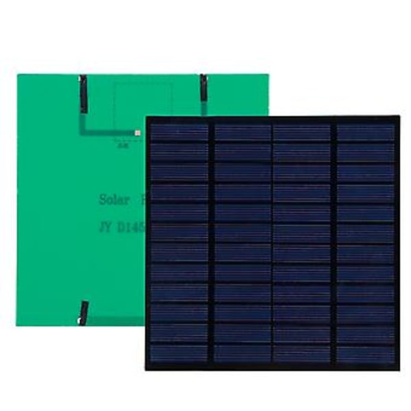 Solpanel, 3W 12V Polykristallin Kisel Solpanelmodul Solpanelsystem Förbättrad Hållbarhet