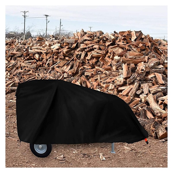 Waterproof and Dustproof Protector for Log Splitter and Wood Splitter - Wood Cutting Machine Cover-Black 210cm 115cm 102cm