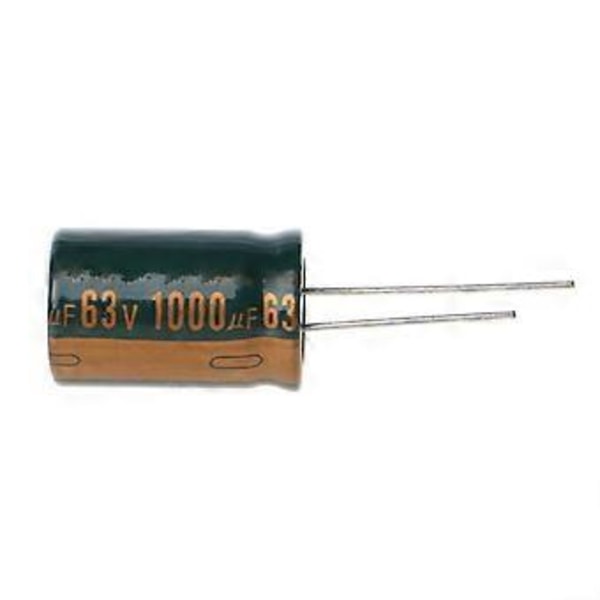 63V 1000uF Elektrolyyttinen Radiaalikondensaattori Suuri Taajuus Matala ESR