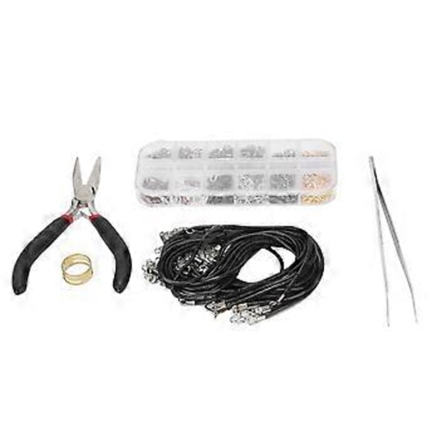 Reparationssats för smycken - DIY-set med karbinhakar och bindringar