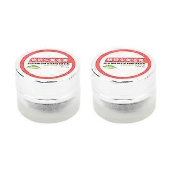 2 stk. Rensepasta til loddekolbespids Loddehoved Bitrenser Tilbehør 8g / 0,28oz