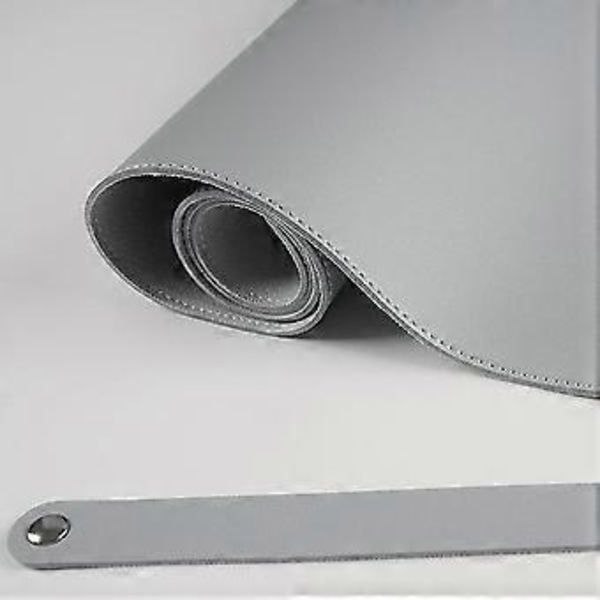 80x40 cm Hemmusmatta Anti-repa PU Läder Dubbelsidig Skrivbordsunderlägg