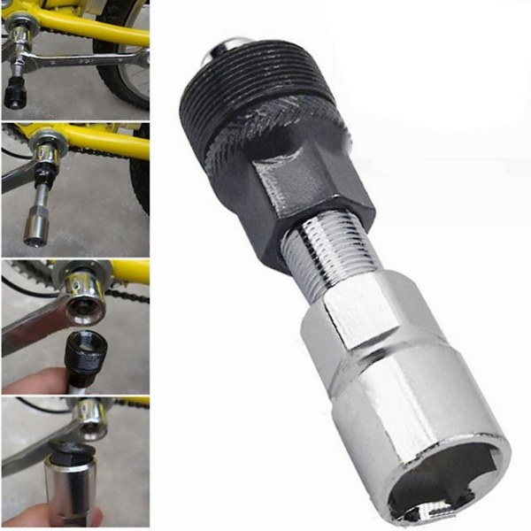 Cykelhåndsvingsaftrækker - Universalt metalhåndsvingtrækkerværktøj til reparation af cykelhåndsvingssæt