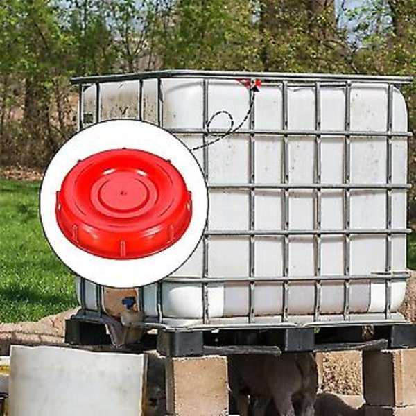 2 Stycken IBC Tanklock IBC Tanklock Vatten Vätske Förvaring Plastlock Lockadapter Med G