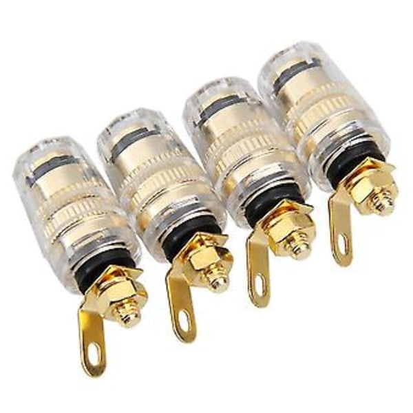 8 st 4 mm Förstärkare Ser Terl Bindningsstolpe Plugg