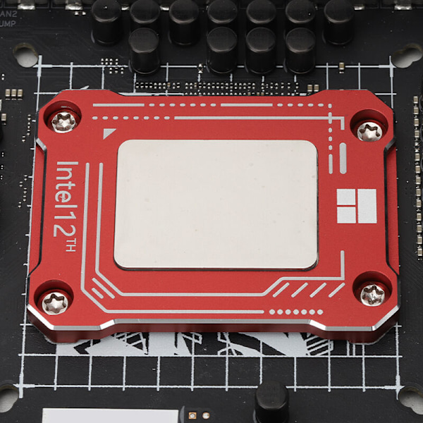 LGA1700-BCF Intel 12:e generationens CPU böjningskorrigering fixar spänne med TF7 termiskt fett rött