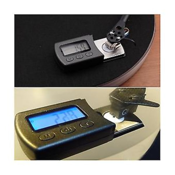 Bærbar Digital Platespiller Stylus Kraft Skala Måler Gau Back High Trac Gua For