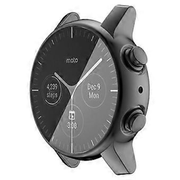 Støtsikker dekselbeskyttelse for Motorola Moto 360 3. generasjon. Fullskjerm myk TPU fo