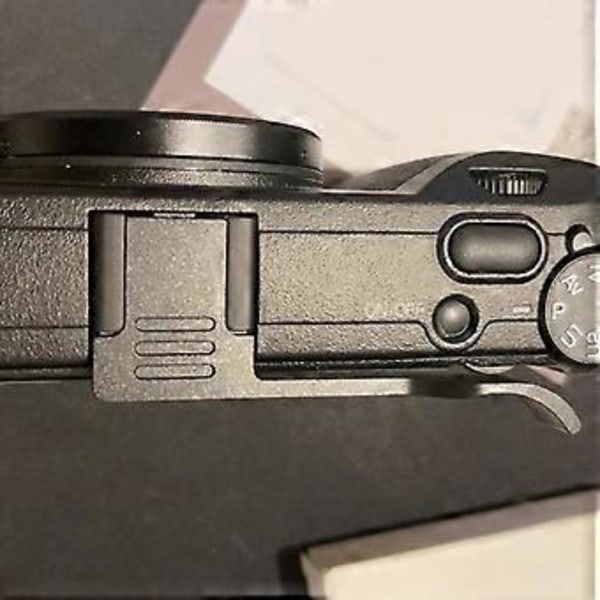 Grip Handgrepp Hållare för IIIx III GR3x GR3 DSLR Kameratillbehör Blixtskoskydd Lock Fäste Silver