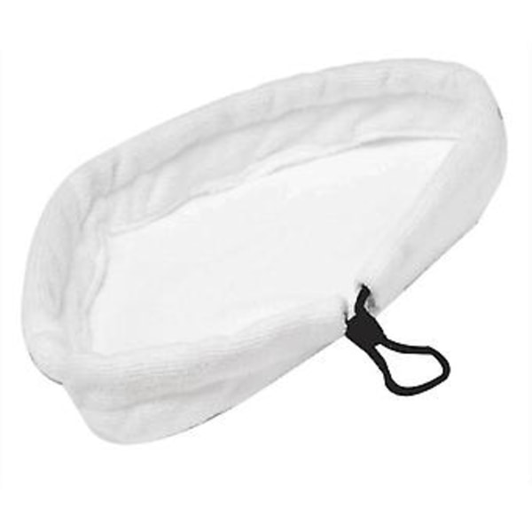 10 st Vita Mikrofiber Tvättbara Återanvändbara Tyg Ersättningsdynor Golvrengöring För Ångmopp