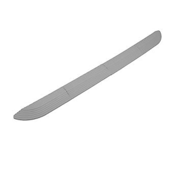4 ST Universal Sopmaskin Dörrtröskel Trappa Rullstol Dörrtröskel Fri Montering Gummi Dörrtröskelskydd Grå