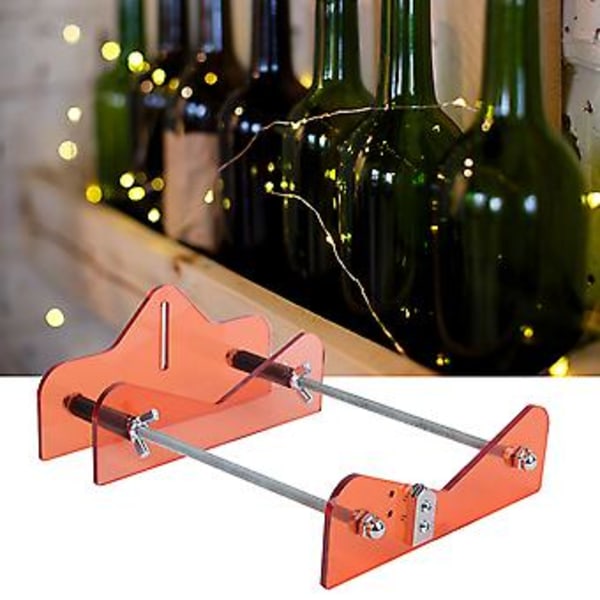Flaskskärare Kit DIY Skärverktyg Rostfritt Stöd Hög Hårdhet Skärhjul Röd