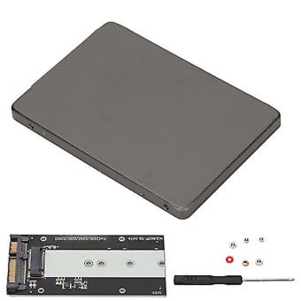 SSD-kapsling, NGFF M.2 till SATA3.0 NGFF SAT SSD-kapsling SSD Hårddiskadapterbox Revolutionerande Design