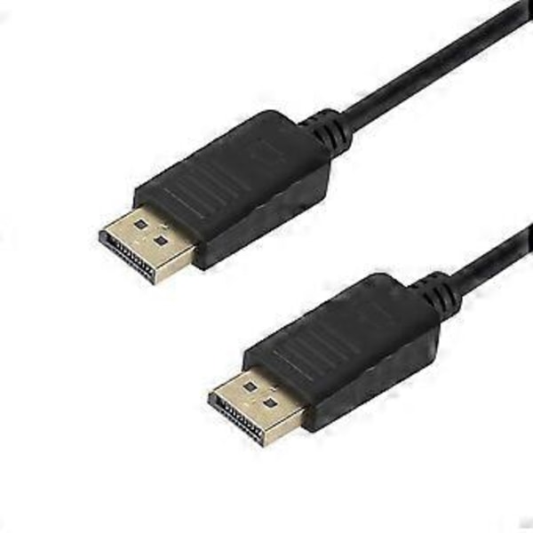 1,8 m Dp - Dp -kaapeli Displayport uros - uros Display Port -sovitinkaapeli PC-tietokoneen TV-liittimen projektorinäytölle