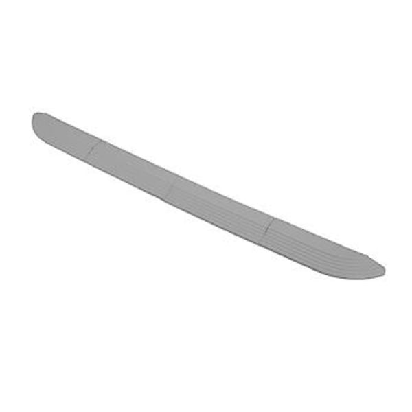 4 ST Universal Sopmaskin Dörrtröskel Trappa Rullstol Dörrtröskel Fri Montering Gummi Dörrtröskelskydd Grå