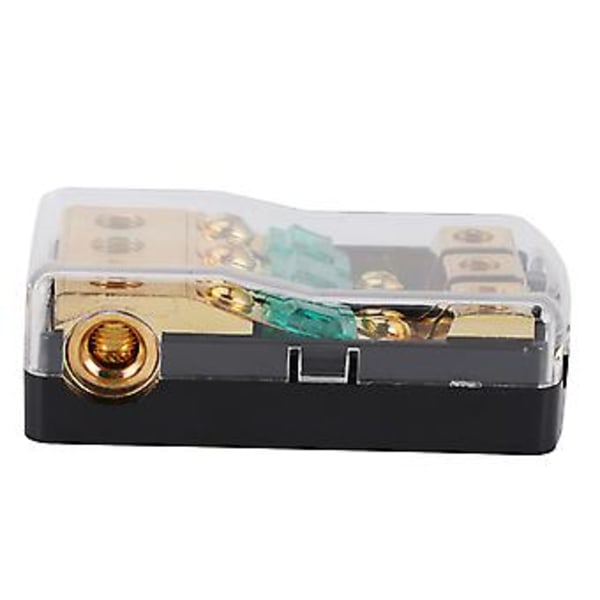 1 sisään 3 ulos 0/4 AWG - 4/8 AWG virtasulakepesä 60A mini-sulakkeilla autoihin ja veneisiin