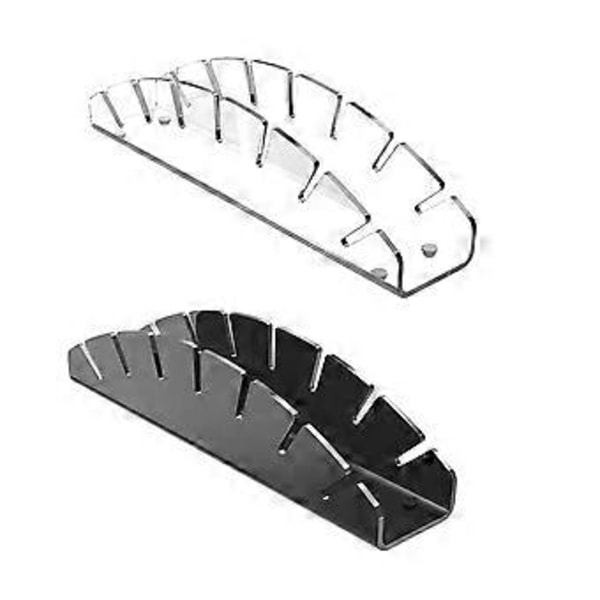 2 STK Hatteholder til Baseball Caps Akryl Hatteorganisator Hatteopbevaring til Baseball Caps Ingen Installation Akryl Hatteorganisator