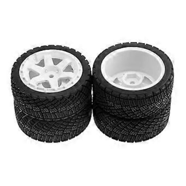 4KPL 67mm 1/10 RC Kilpa-auton Renkaat Maantieajoon Touring Drift Auto Pyörä TT01 TT02 XV01