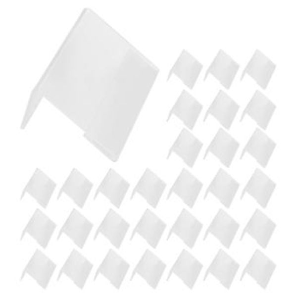 30 stk. Skilt Display H Tag Mini Skiltetikett Benkeplate D-kasse 6cm X 4cm