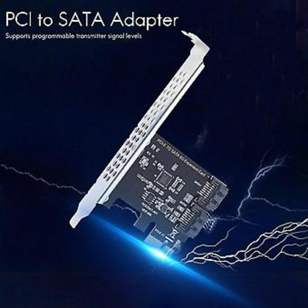 PCIe PCI Express - SATA3.0 2-porttinen SATA III 6G laajennuskorttisovitin