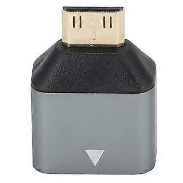 Mini HD Multimedia Interface Adapter Mini Han til Hun Aluminiumlegering 4K HD Adapter