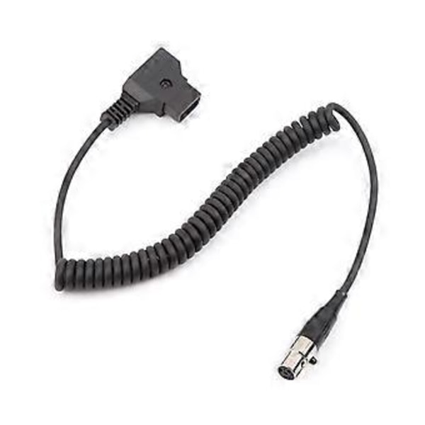 Monitor Strømkabel D-Tap Til Mini XLR 4-pinners Plugg For ARRI Kameraer Monitorer 12V