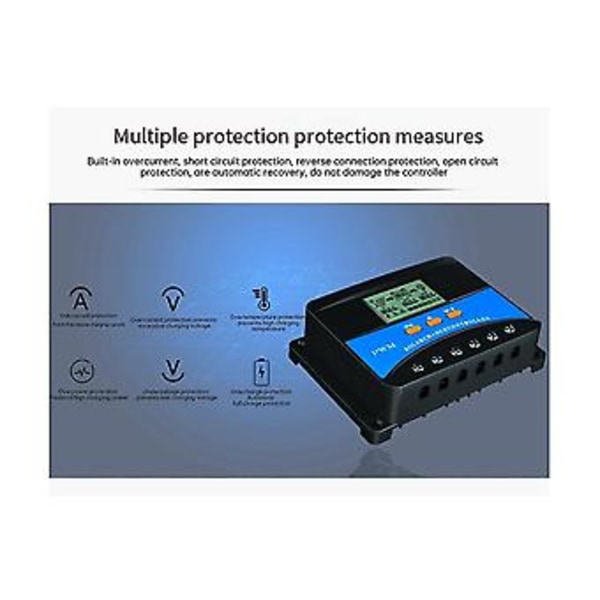 50A PWM aurinkolataussäädin 12V 24V 48V automaattisesti mukautuva lataus