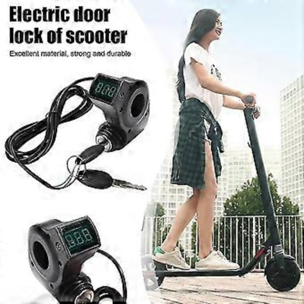 Elektrisk Scooter Tändningslås Nyckel Tillbehör För Kugoo M4