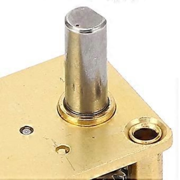 DC6V Yksiakselinen kierukkavaihdemoottori kiinnitysalustalla, Micro DC -vaihteistoharjamoottori 30RMP (1:236 alennussuhde)