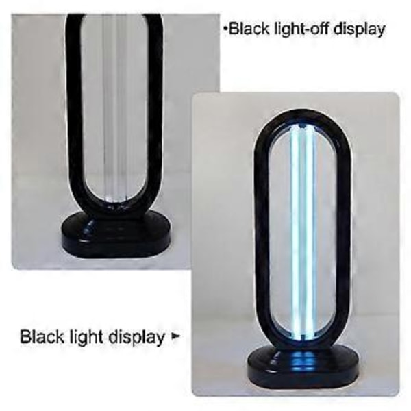 UVC Lampe Husholdningsfjernkontroll Skrivebord Ultraviolett Lampe EU PLUGG A