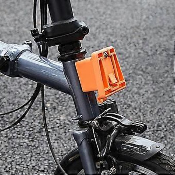 Foldbar Cykel Tilbehør Front Bagagebærer Base Grise Næse Hane Konverteringssæde Styrforhøjer Sort