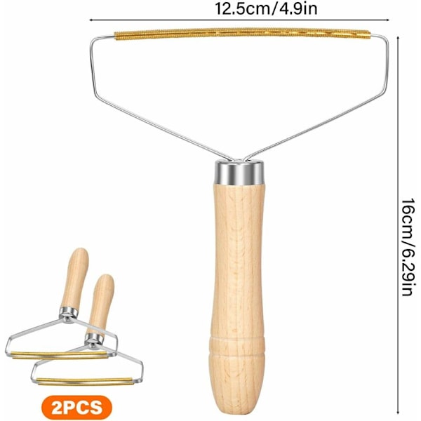 Anti-Pilling Razor, Anti Hårbørste Hund Kattedyr, Manuel Anti Hårbørste Sæt, Bærbar Lo Remover til Vævet Frakke Trøje Tæppe Gardiner Sofa, 2 stk