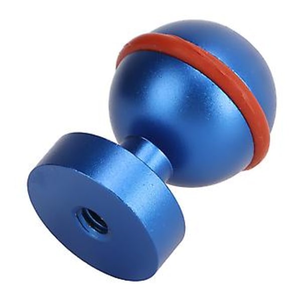Dykkelampe Kulehode Aluminium Legering Hardt Belegg Anodisering Liten Lett Holdbar Dykkerlykt Kulehode Blå