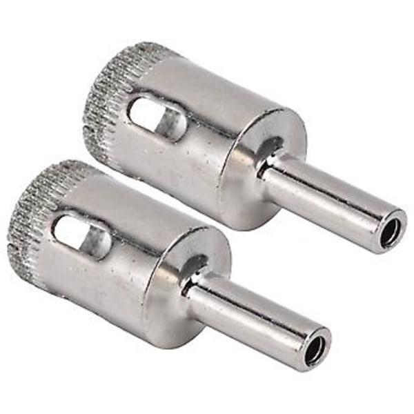2 st Hålsåg Öppnare Diamantborr 22mm Skärverktyg Set Kit för Keramik Glas