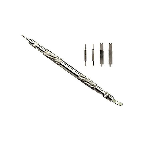 Klockreparation fjäderstång verktyg stål kedjeremover stift tryckstång med reservdel