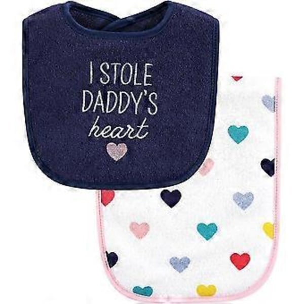 Unisex Set med haklapp och rapduk i bomullsfrotté